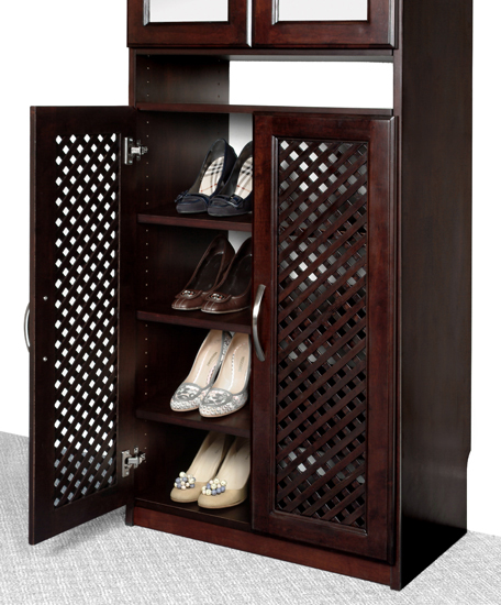 Closet Organizer Doors With Lattice (Mesh)