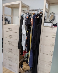 Closet Organizers Maple Spice2 Customer Installation