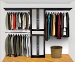 Walk In Closet Organizers Pre Configured #5